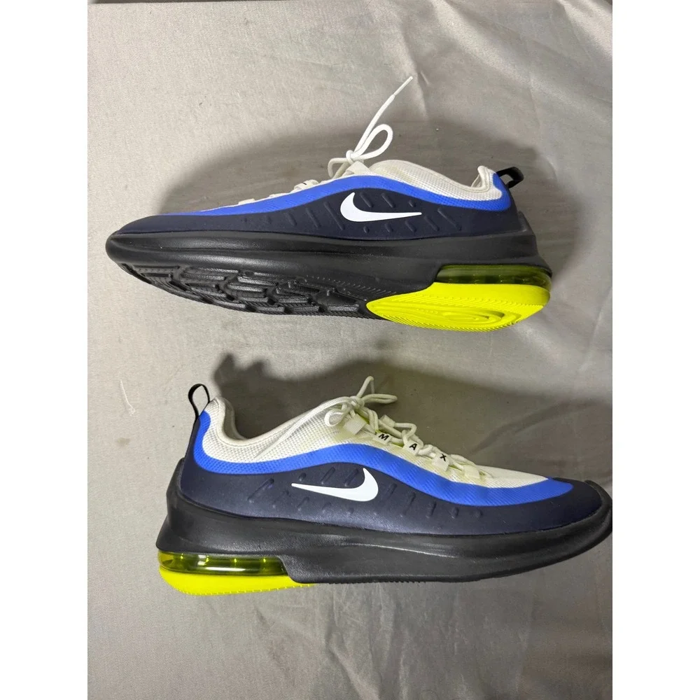 Nike Air Max Axis White Blue Volt Mens Running Shoes AA2146-109 Size 11